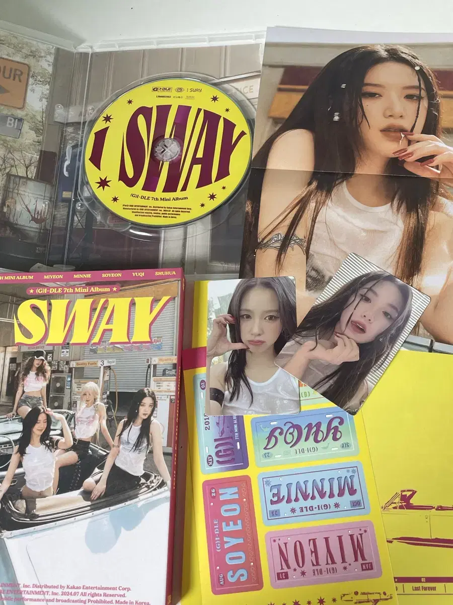 풀구성) 클락션 앨범 I SWAY 여자아이들 아이들